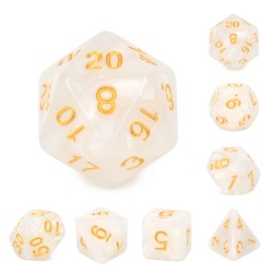 White pearl dice