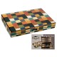 Backgammon marqueté Arlequin 38cm