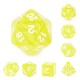 Bright Yellow pearl dice set