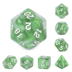 Pale Green pearl dice