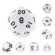 Opaque white dice