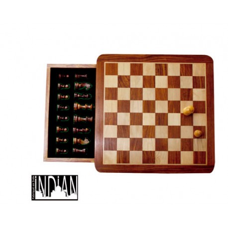 Echecs Magnétiques Tiroir 25X25cm