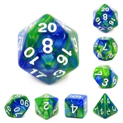 (Blue+green) Blend color dice