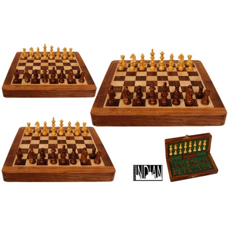 Jeu échecs magnétique pliable 17cm