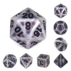 Silver Ancient dice