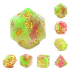 3 color swirl dice