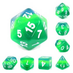 Green translucent layer dice