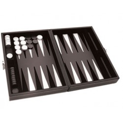 Backgammon Prestige 30cm Gris
