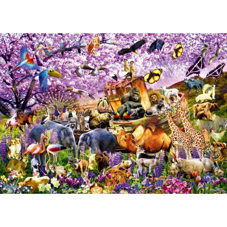 Puzzle 1000 pièces Two By Two at Noah's Ark