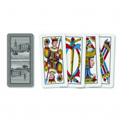 jeu de Cartes italiennes "Trévisane" Dal Negro 350gr (x 5)