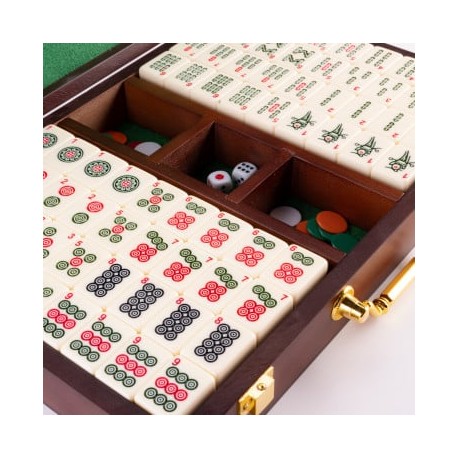 Mahjong Boite bois