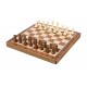 Jeu d'échecs en bois pliable - Deluxe