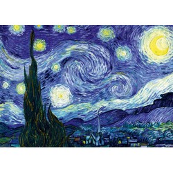 Puzzle 1000 pièces Vincent Van Gogh - The Starry Night, 1889