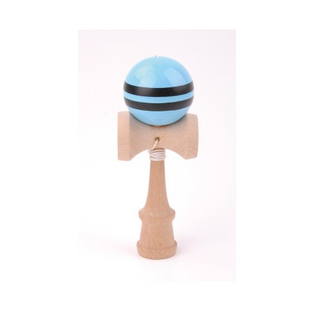 Kendama Hetre boule 6 cm boule bleue avec bande noir