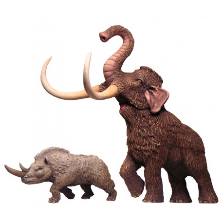 Mammouth & rhinocéros Laineux