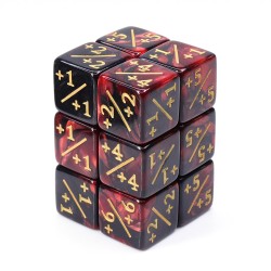 Counter Dice(Red+Black)