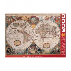 2000p Antique world map