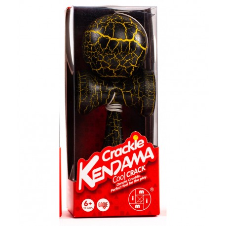 Kendama Crackle Jaune Boule 6 cm