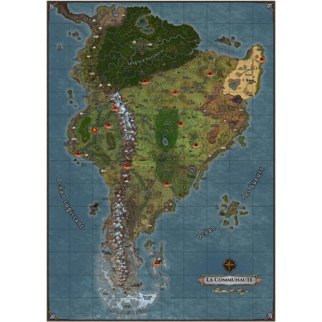 Légendes du nouveau soleil - Carte A1