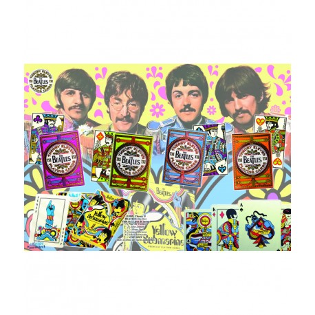 Theory 11 - The Beatles Playing Cards - Blue