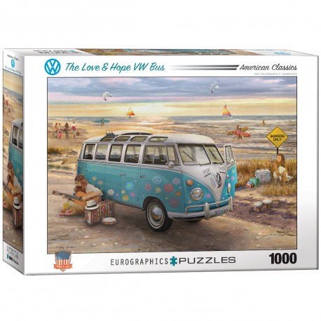 1000P The love & hope VW bus