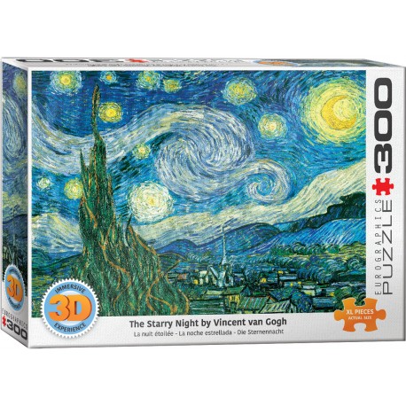 3D-300Pcs- Van Gogh - Starry Night