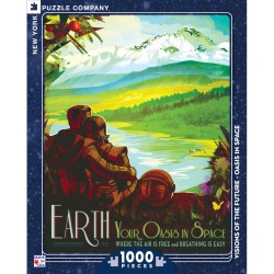 1000Pcs - Visions of the future - Oasis in Space