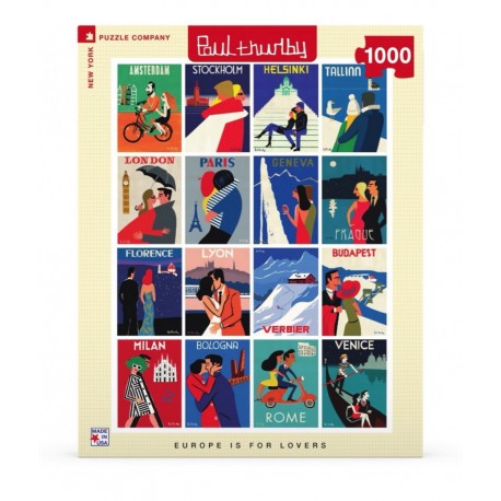 1000Pcs - Paul Thurlby - Europe is for Lovers