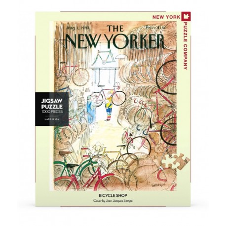 1000Pcs - New Yorker - Bicycle Shop - Jean J. Sempe