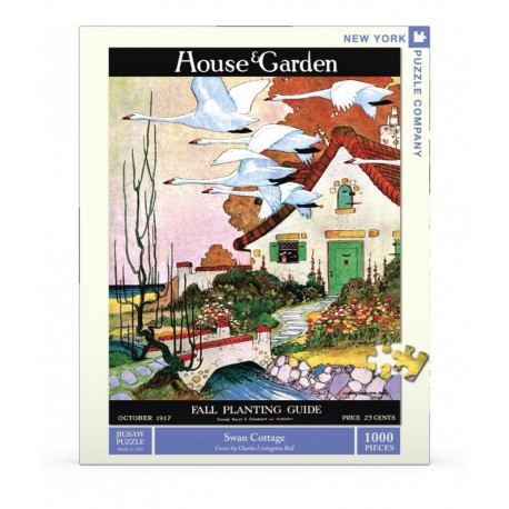 1000Pcs - House & Garden - Swan Cottage