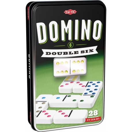 Domino Double 6 Boîte Métal 1