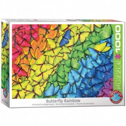 1000P Arc-en-ciel de papillons