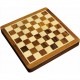 Coffret patiné. échecs magnétique 25 cm