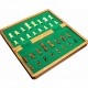 Coffret patiné. échecs magnétique 25 cm