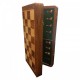 Coffret patiné. échecs 38 cm