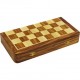 Coffret patiné. échecs 38 cm