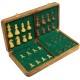 Coffret patiné. échecs 45 cm