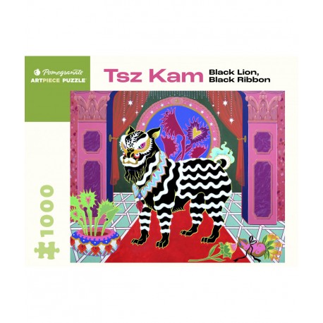 1000P Tsz Kam - Black Lion . Black Ribbon