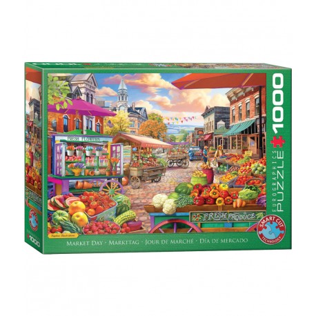 1000Pcs - Bigelow Illustrations - Jour de Marché