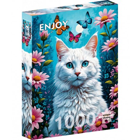 1000 Pcs - White Cat