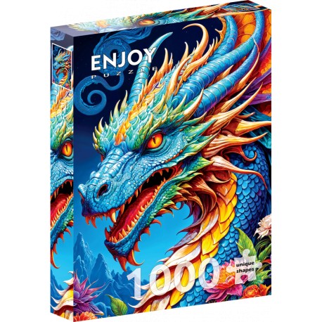 1000 Pcs - Blue Dragon