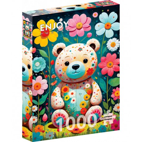 1000 Pcs - Flower Teddy Bear