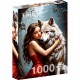 1000 Pcs - Lady and the Wolf