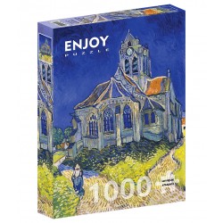1000Pcs - Vincent Van Gogh - The Church in Auvers-sur-oise