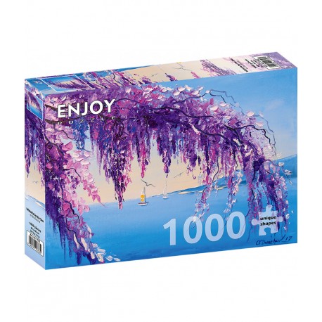 1000Pcs - Wisteria by the sea