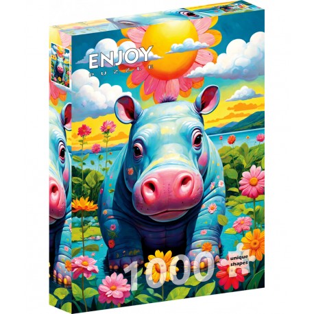 1000 Pcs - Sunny Hippo