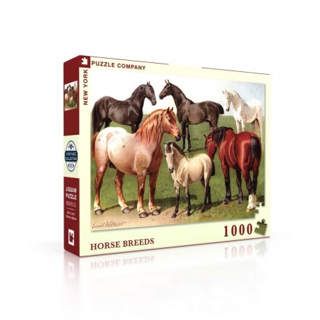 1000Pcs Vintage collection - Horse breeds