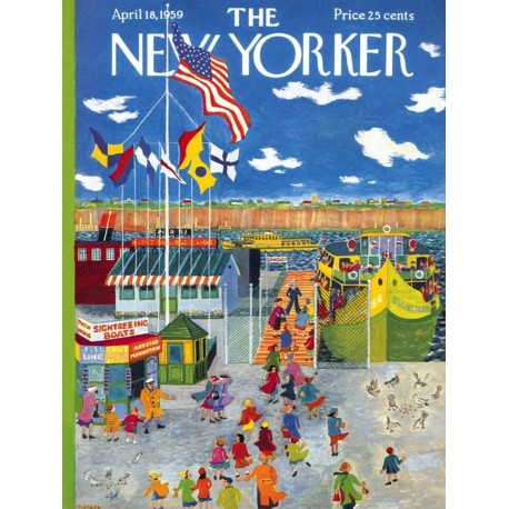 1000Pcs - New Yorker - Ferry Boat - Ilonka Karasz