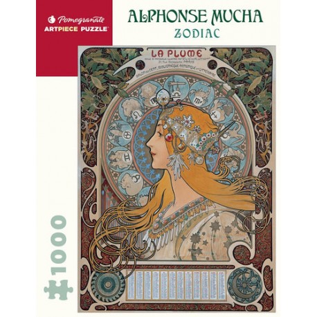 1000P Alphonse Mucha-Zodiac